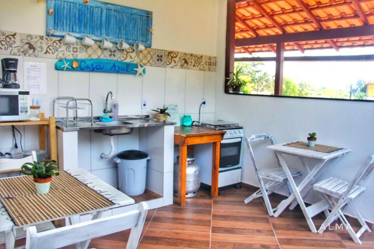 Suites Casa Azul-Vila Do Abraao- Conforto, Limpeza, Otima Localizacao Экстерьер фото